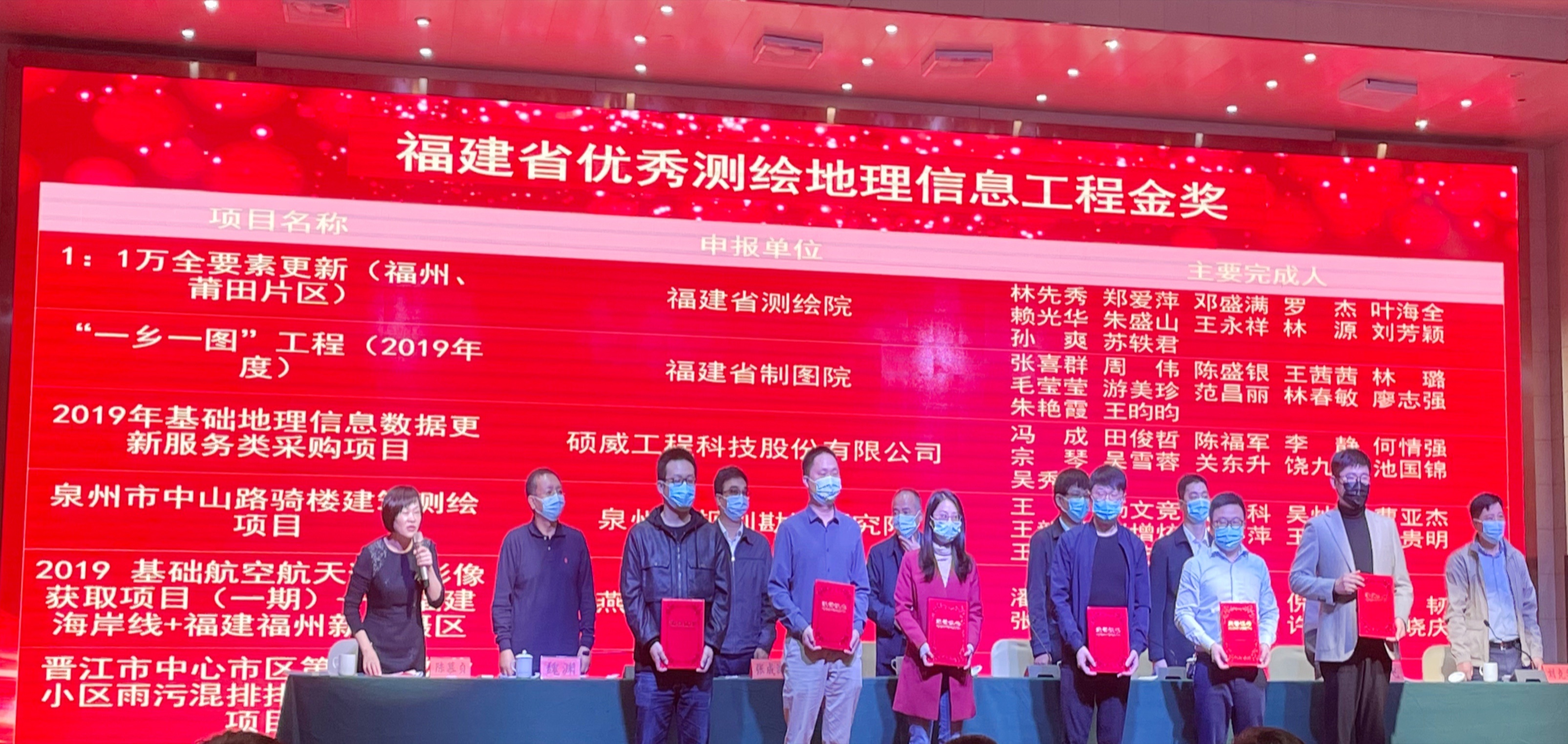 喜報！飛燕遙感榮獲2021福建省優(yōu)秀測繪地理信息工程獎金獎